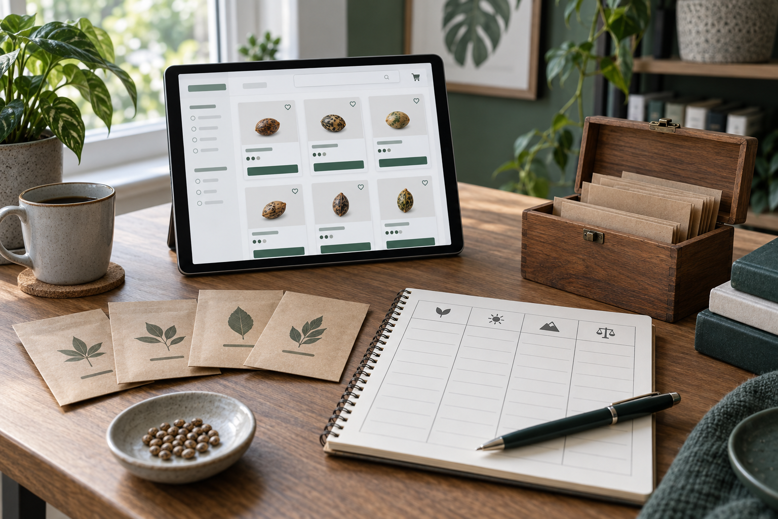 Cannabiszaden vergelijken voor Master of Seeds Nederland merk shop en kennisbank op een rij